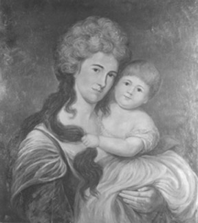 Peggy Chew Howard and son