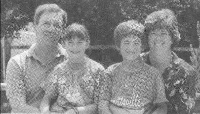 Mike Comeau with Nicki, Jerry, and Penny Comeau