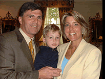 Robert L. Ehrlich, Jr. and Kendel Ehrlich with their son Drew Robert