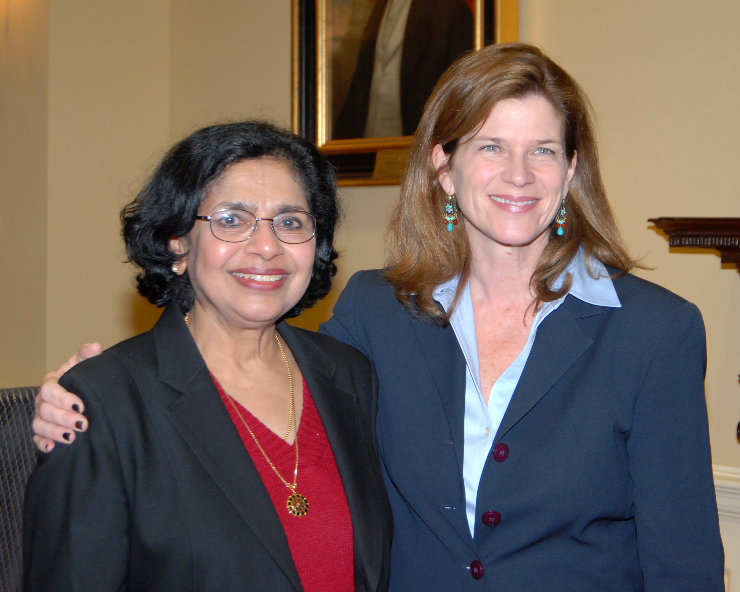 photo, Dr. Prasanna Nair and Katie O'Malley