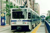 [photo, Light Rail Train, Baltimore, Maryland]