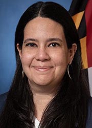 [photo, Elena Quiroz-Livanis, Maryland Interim Secretary of Higher Education]