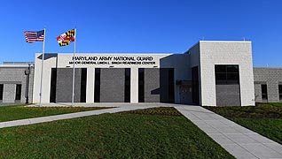 [photo, Maj. Gen. Linda L. Singh Readiness Center, Sykesville, Maryland]