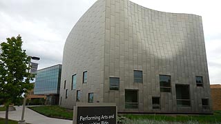 [photo, Performing Arts and Humanities Building, University of Maryland Baltimore County, Catonsville, Maryland]