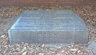 [photo, Fell Family Cemetery, 1607 Shakespeare St., Fells Point, Baltimore, Maryland]