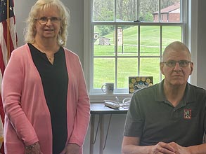 [photo, Mayor & Town Clerk, Town Hall, 945 Community Drive, Friendsville, Maryland]