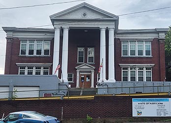 [photo, City Building, 510 Grant St., Luke, Maryland]