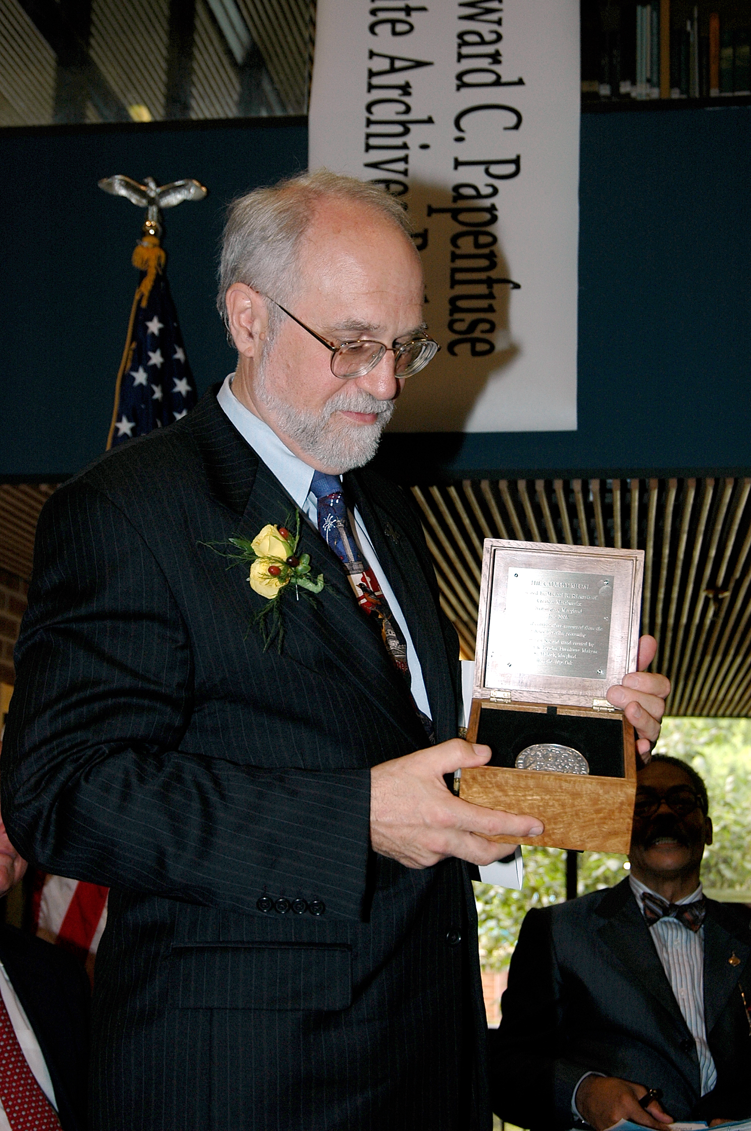 Ed with medal
