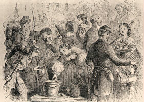 Women offering water during the Civil War, Maryland State Archives