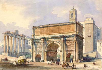 The Arch of Septimus Severus, Rome