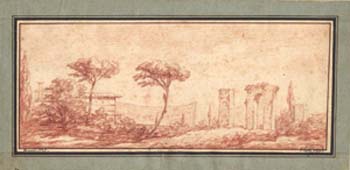 A View of the Villa Madama, Rome