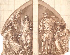 Four Kings: Project for a Lunette