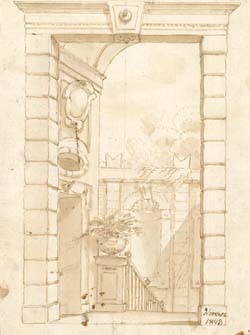 Steps Seen Through a Door Case