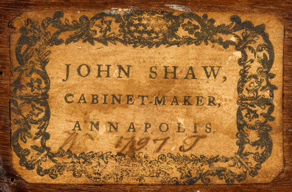 Senate President's Desk Label