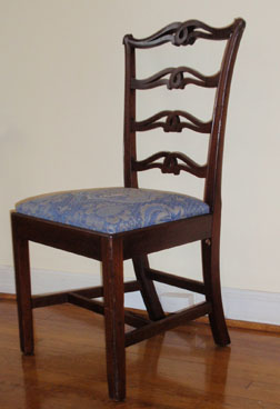 Side chair, chippendale style