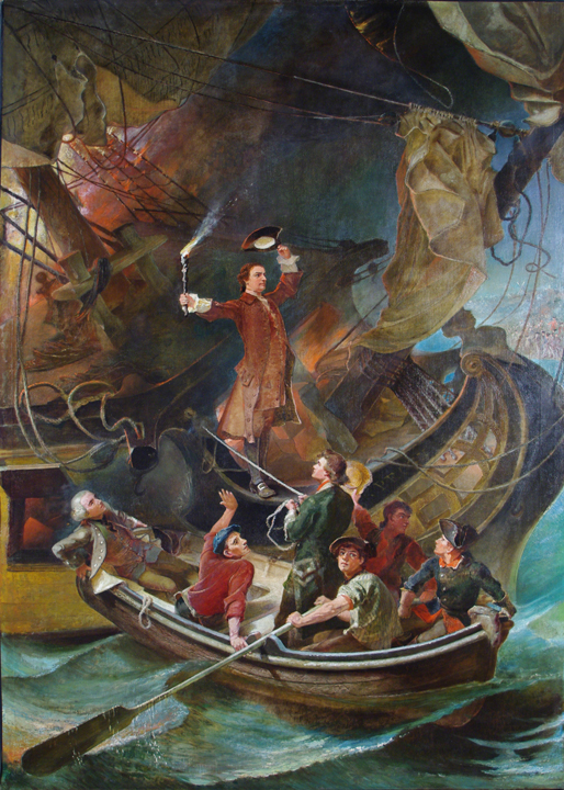 The Burning of the Peggy Stewart