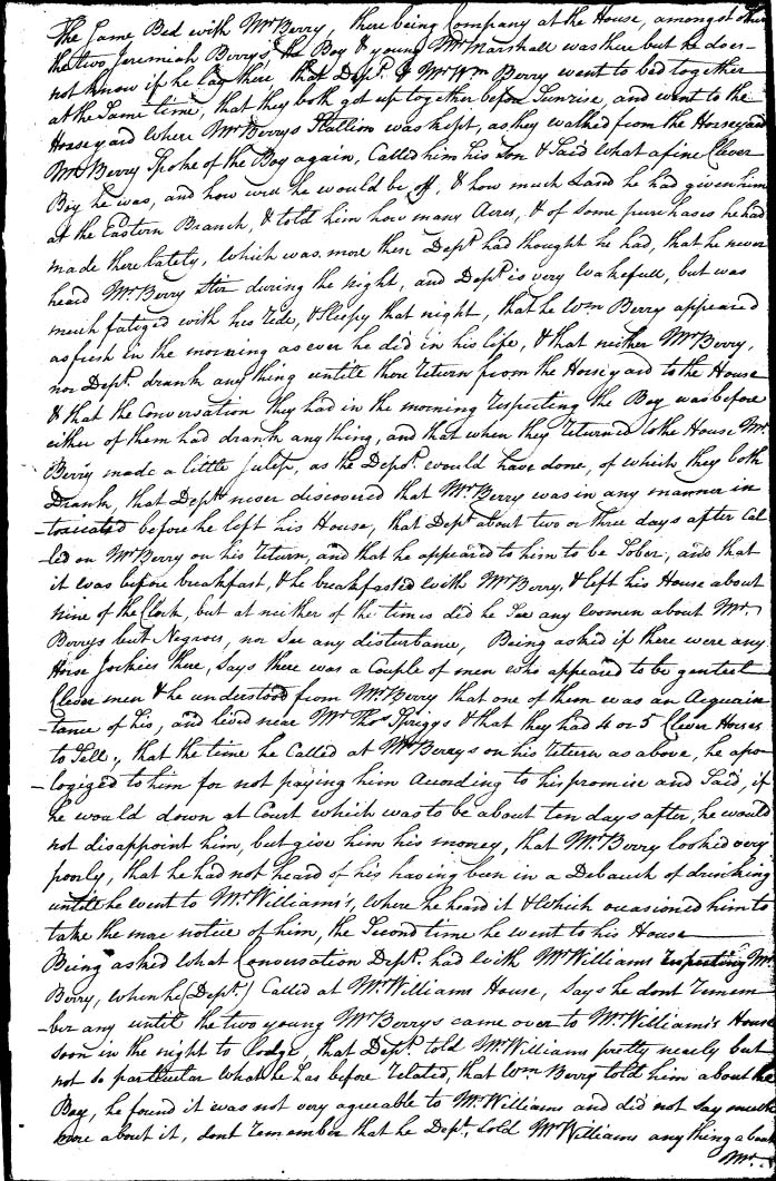 deposition of Henry Brookes - original