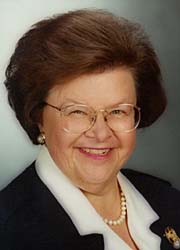 Photography of Sen. Barbara Mikulski, MSA SC 1198