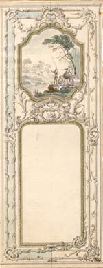 A Door with a Landscape Panel